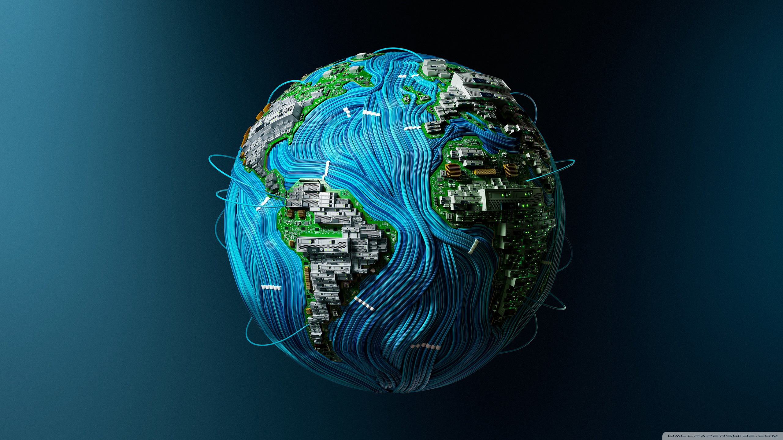 High Tech Earth Ultra HD Desktop Background Wallpaper For 4K UHD TV, Widescreen & UltraWide Desktop & Laptop, Tablet