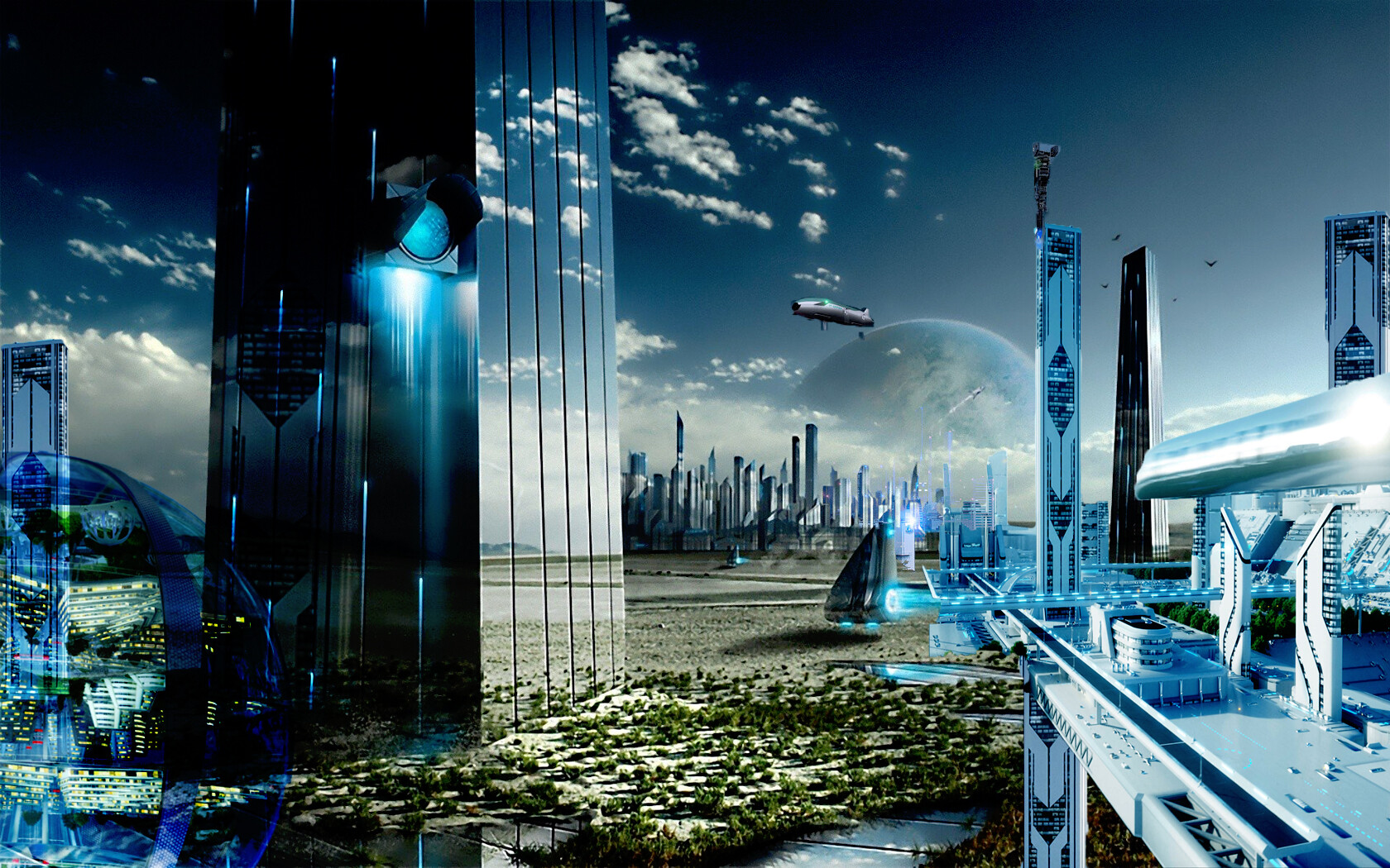 High Tech City Concept