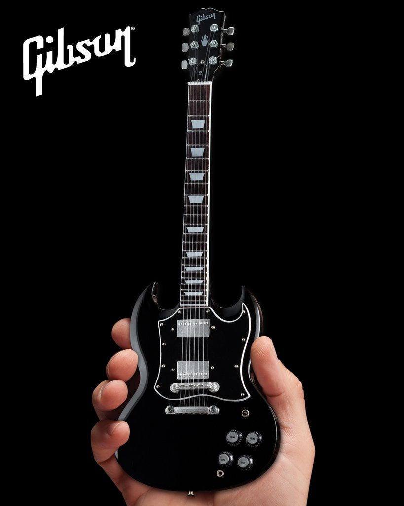 Axe Heaven Gibson SG Standard Ebony 1 4 Scale Miniature Collectible Gu