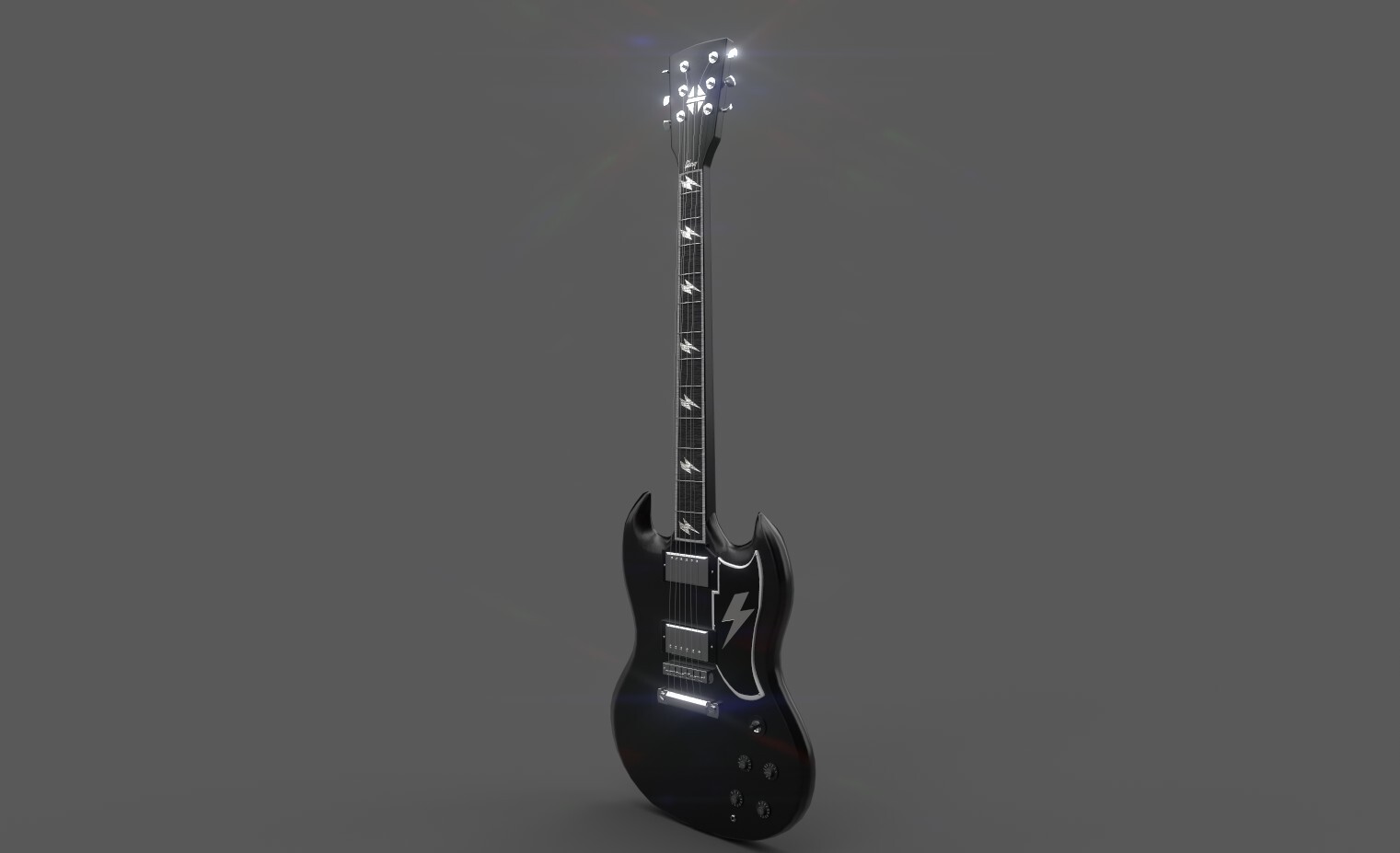 1970 Gibson SG Electric Guitar used by Angus Young from AC DC