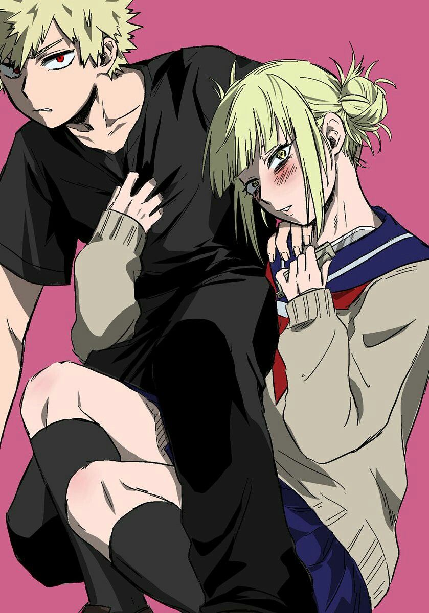 Bakugou Katsuki × Himiko Toga. Boku no hero academia, Anime, Fan art