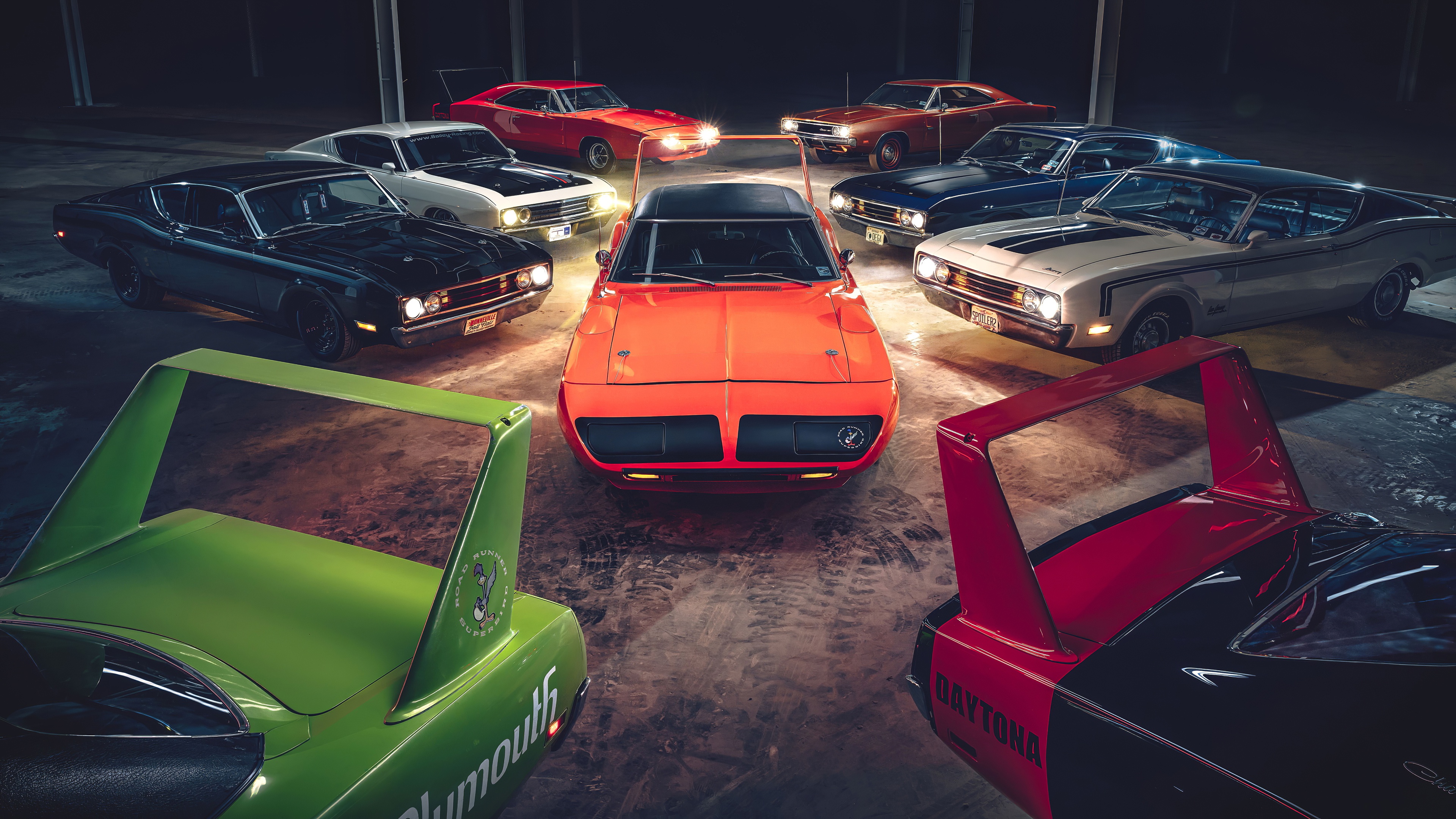4K Muscle Car Wallpaper and Background Image