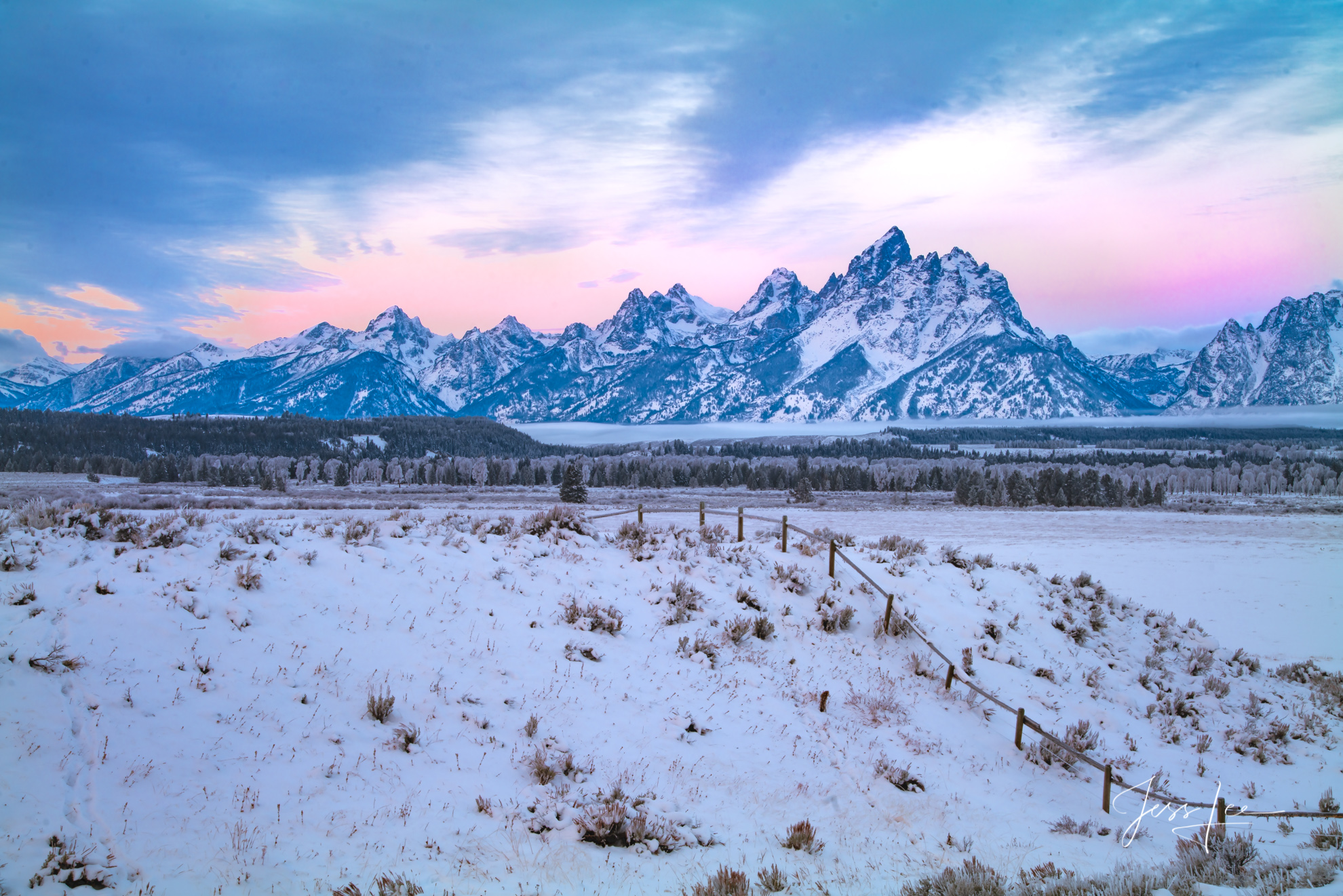 Grand Teton Early Winter Photography Workshop and Instructional Photo Tour. Photo