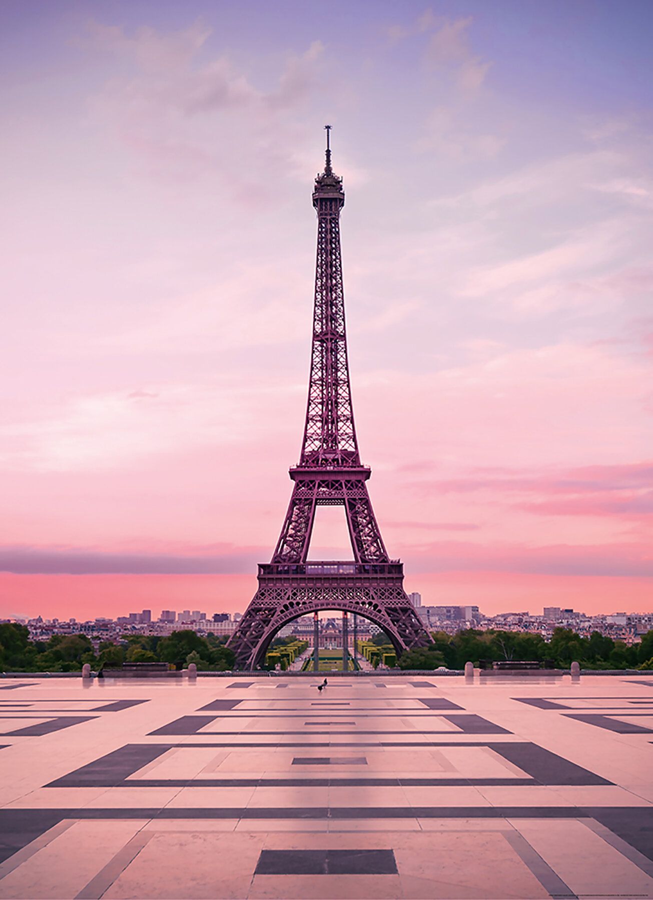Sunset Eiffel Tower Wallpaper