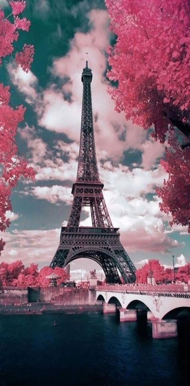 Amazon.com: Pink Paris Eiffel Tower Paris Backdrop Eiffel Tower Background  Banner Paris Pink Tree Wall Hanging Decor for Girl's Bedroom Living Room  Photograph Party Decoration, 70.9 x 35.4 Inch : Toys & Games