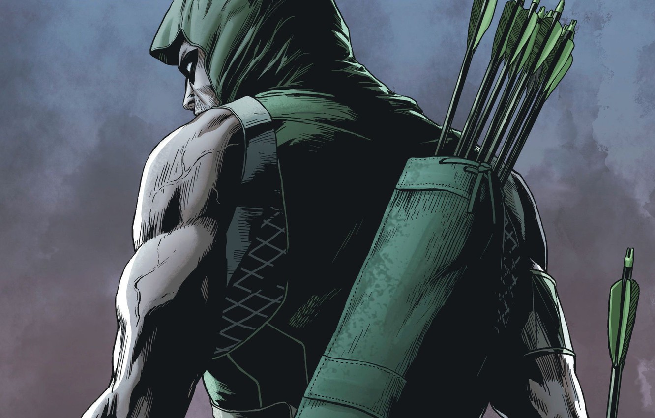 Wallpaper comics, hero, arrow, green arrow, oliver queen image for desktop, section фантастика