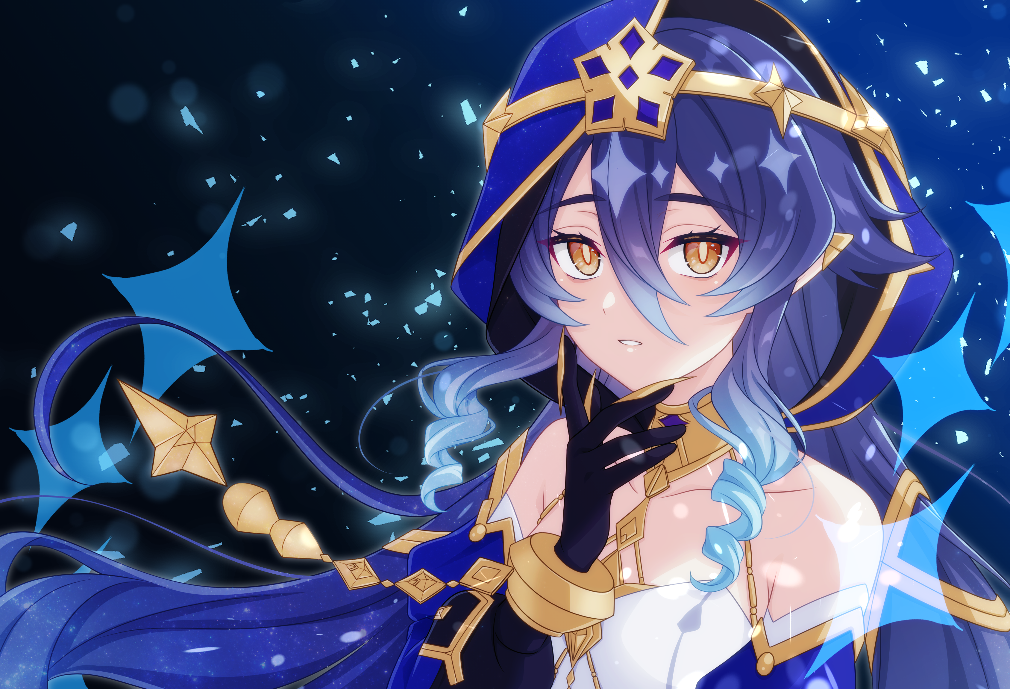 layla (genshin impact) drawn by pochimaru_(marumaru_wanwan)