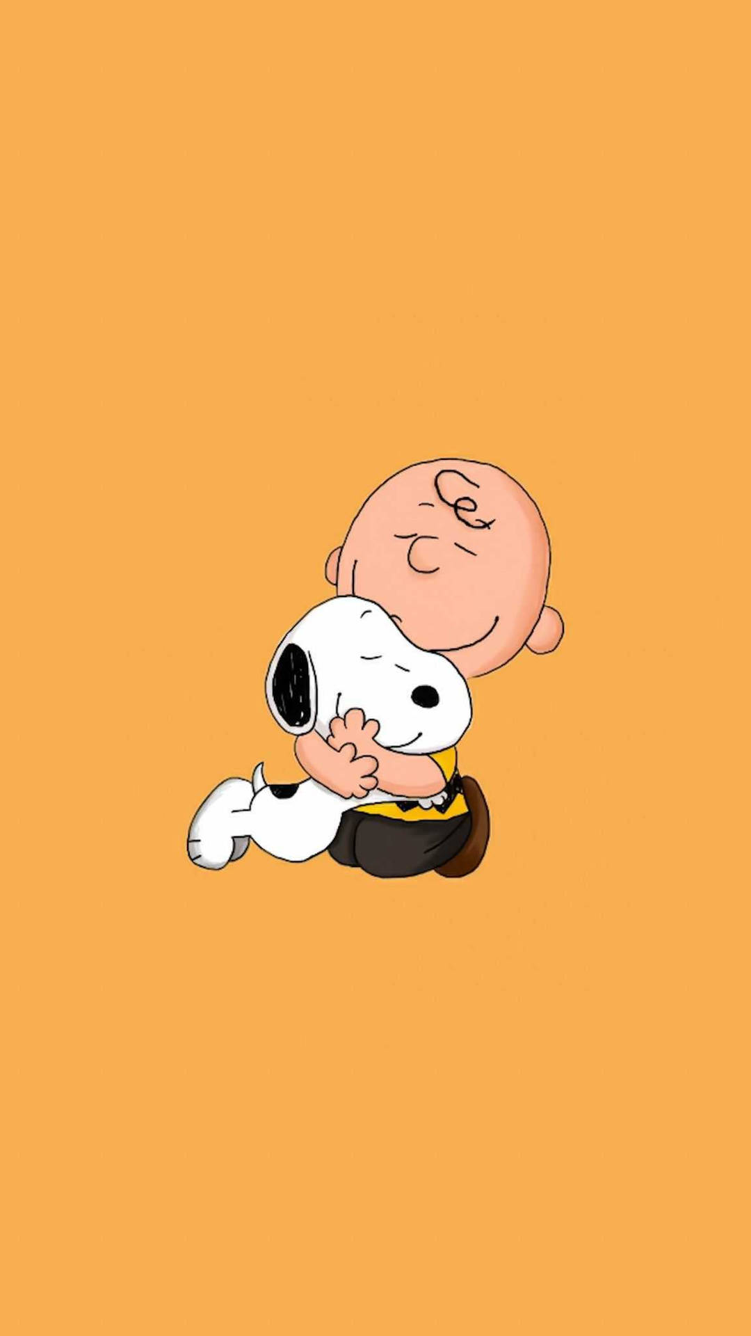 Download Cute Charlie Brown Hugging