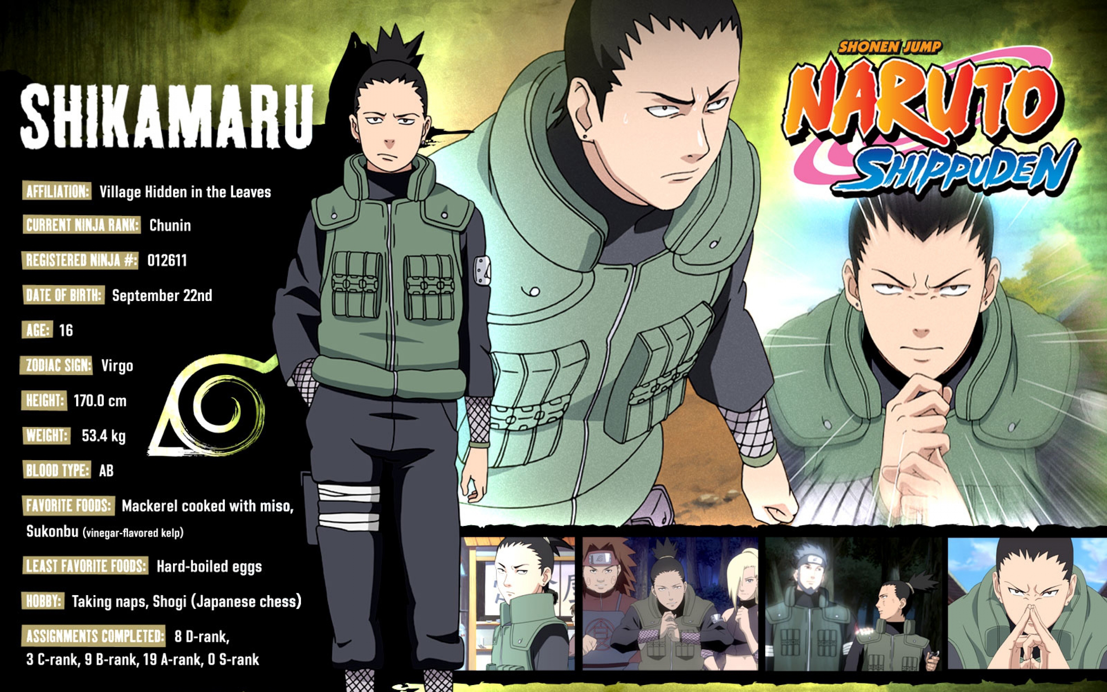 Shikamaru Nara 4K Ultra HD Wallpaper