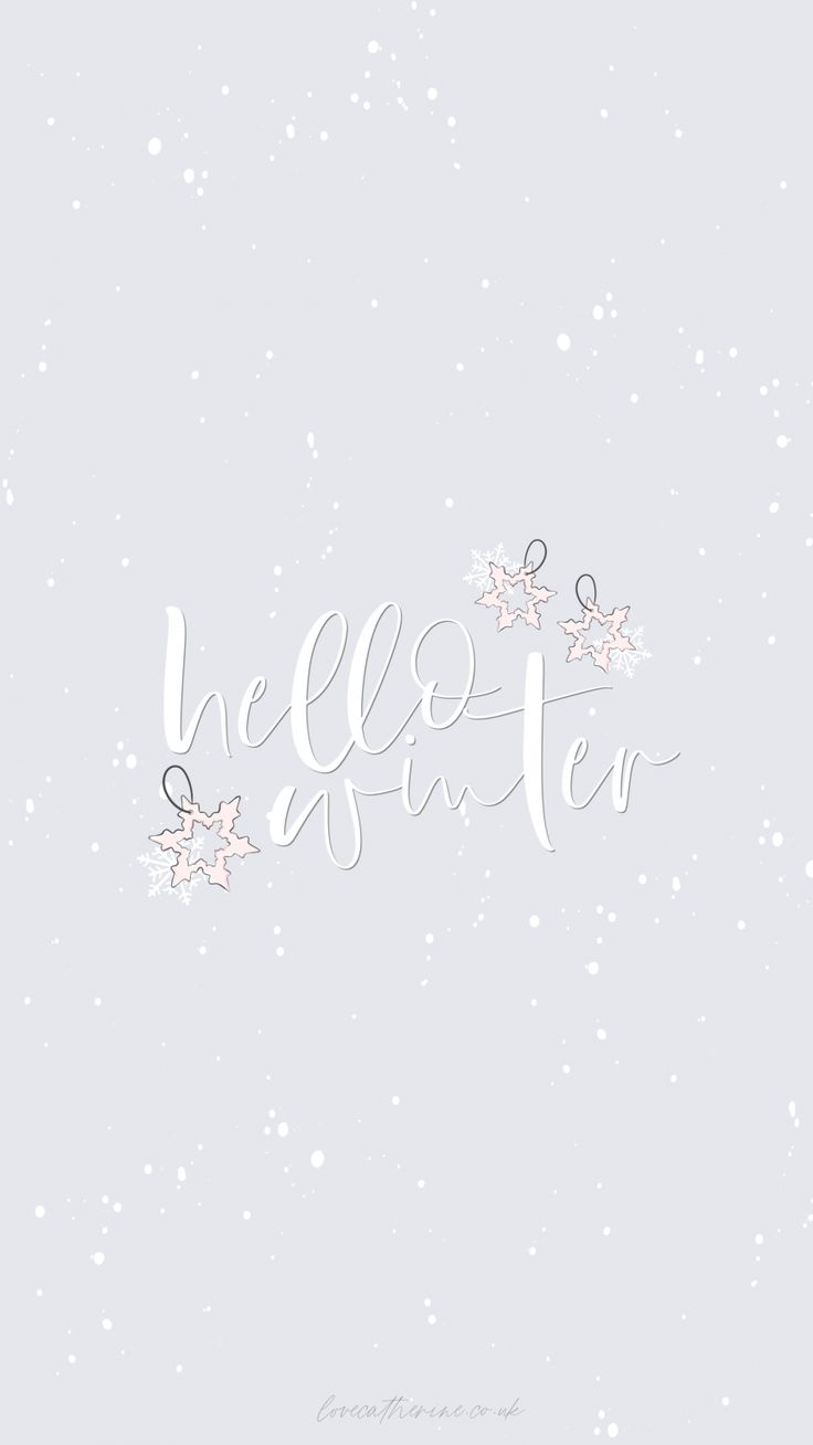 Free Cute & Girly Winter Phone Wallpaper Catherine. Wallpaper iphone christmas, Christmas phone wallpaper, Winter wallpaper
