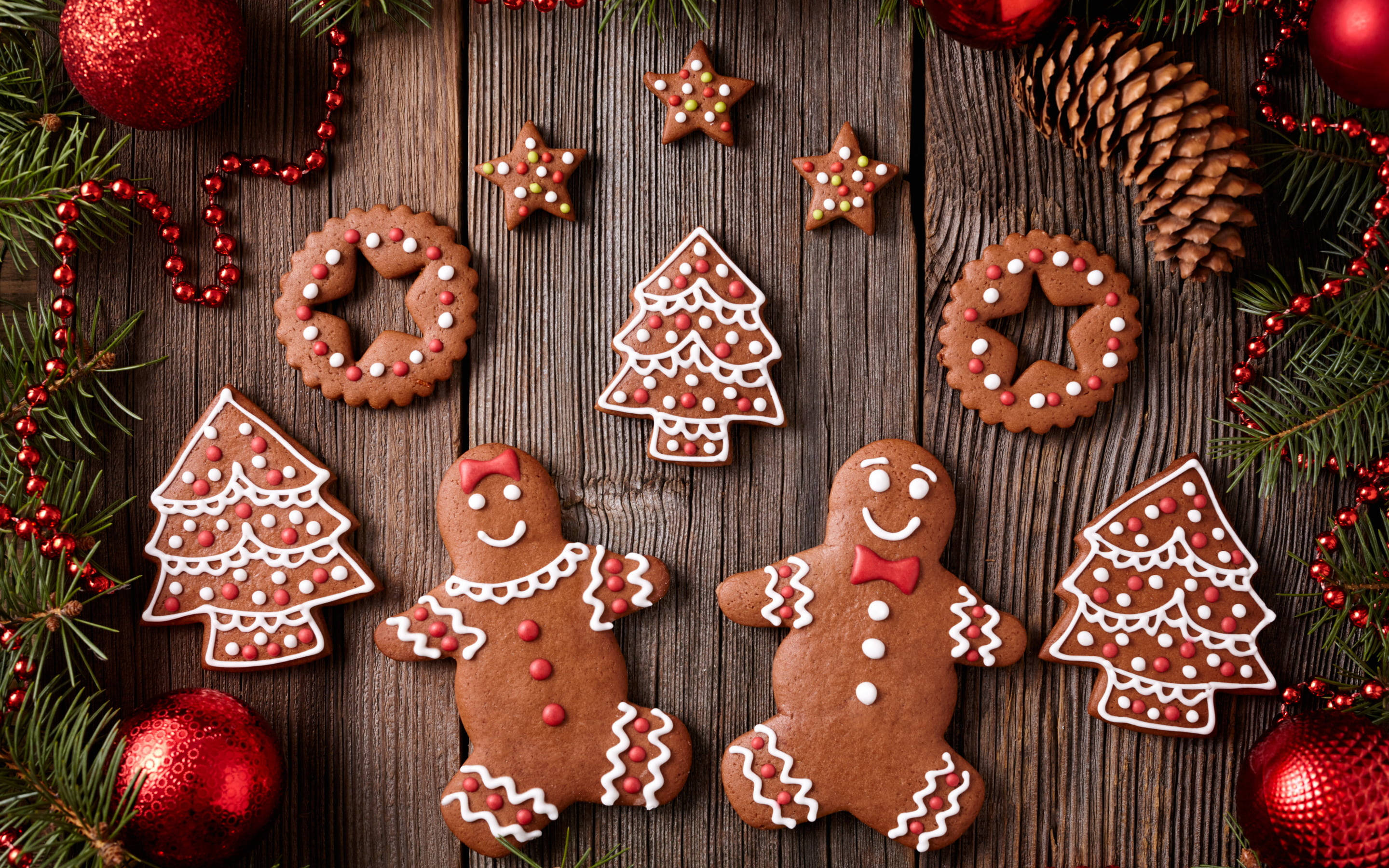 Christmas Gingerbread Cookies Wallpapers - Wallpaper Cave