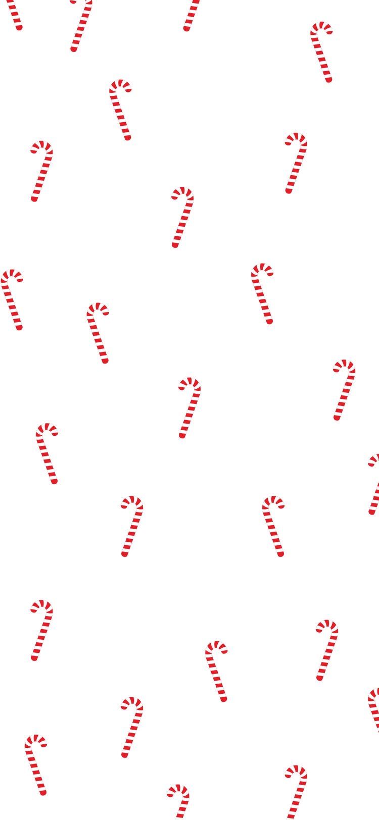Candy Canes iPhone Wallpaper