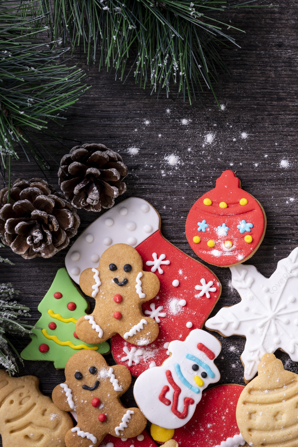 The Christmas Holiday Gift Gingerbread Cookies Picture And HD Photo. Free Download On Lovepik
