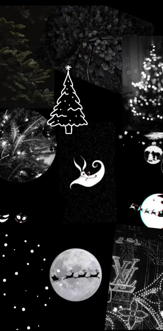 Black Christmas wallpaper