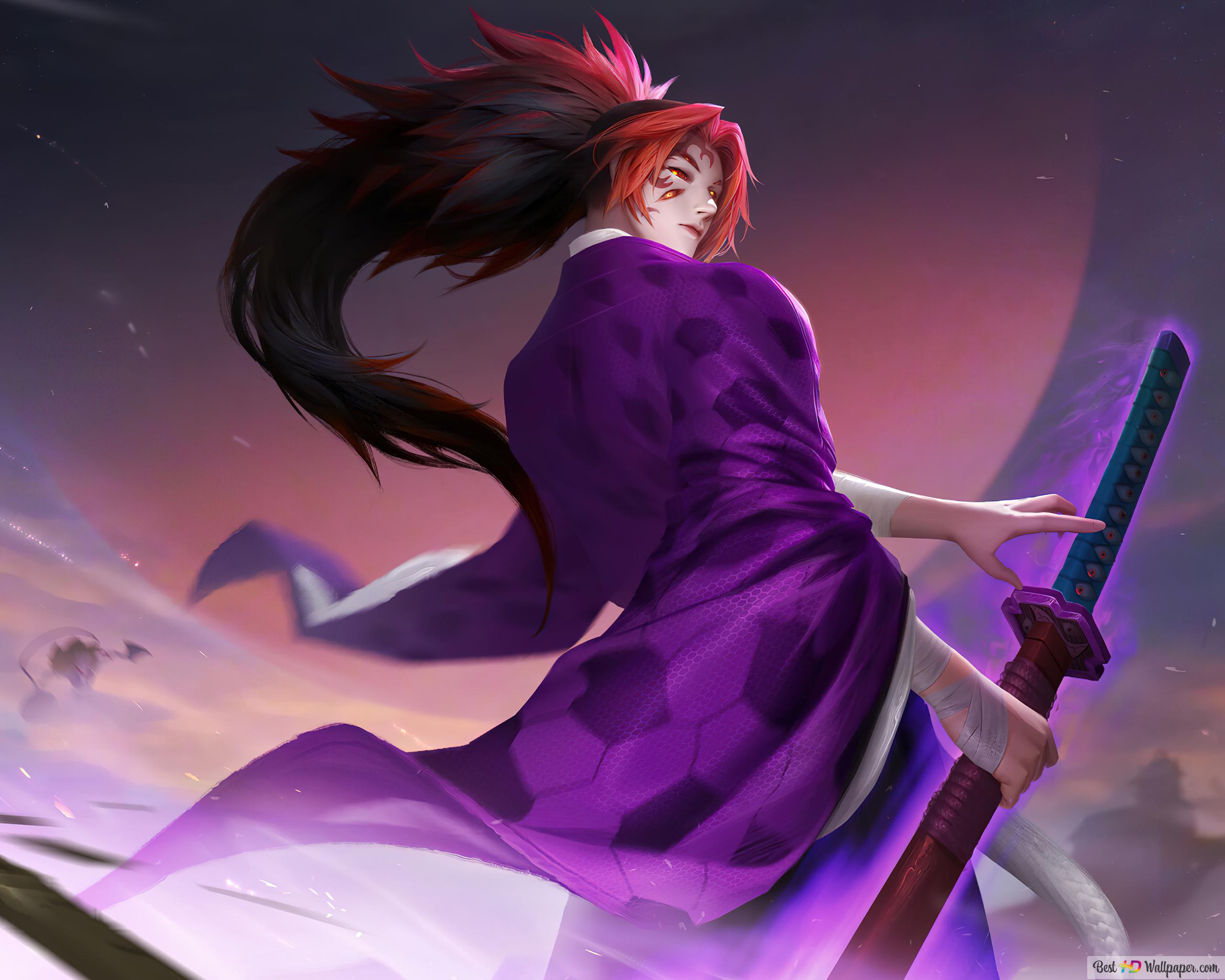 Demon Slayer Upper Moon Demon 4K wallpaper download