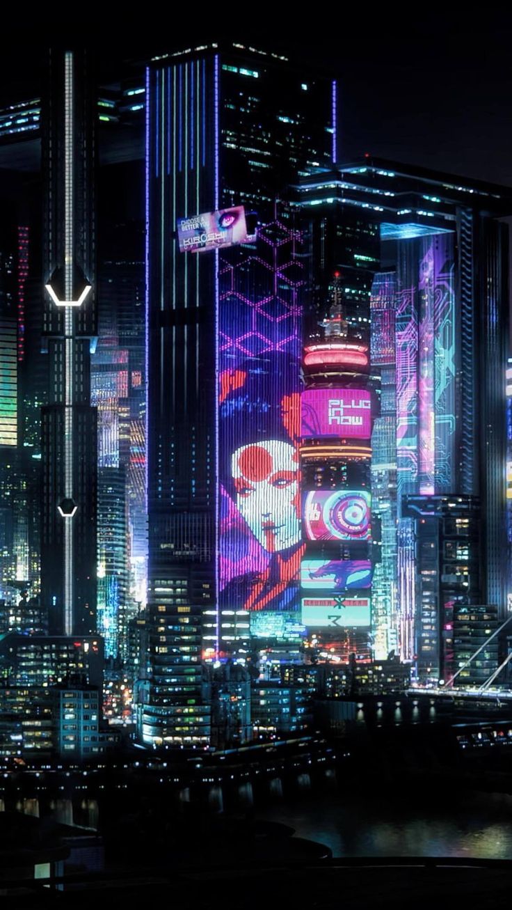 Cyberpunk Art HD Phone Wallpaper. Cyberpunk art, Cyberpunk city, Night city