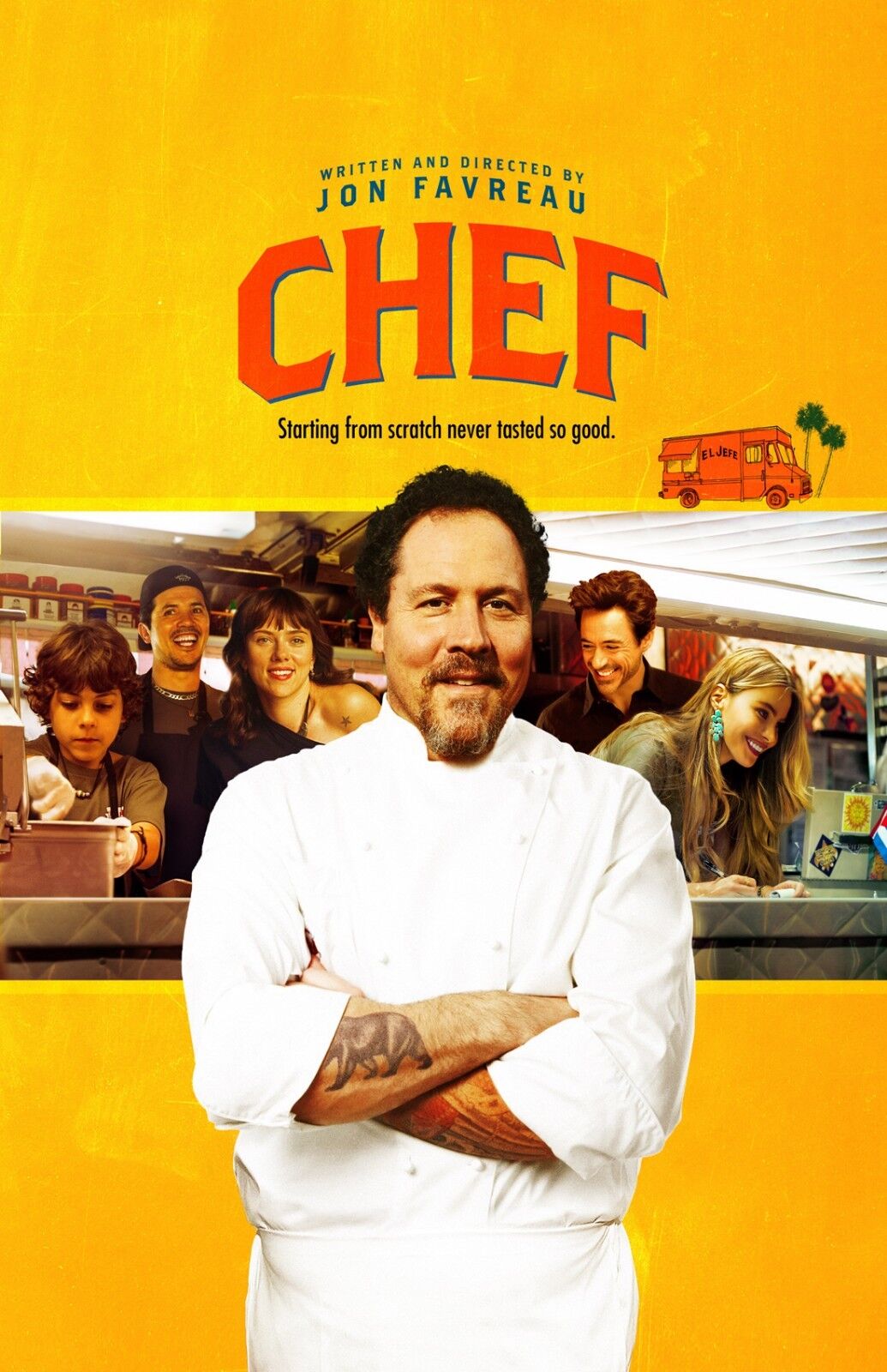 Chef movie poster (c) Jon Favreau, Sofia Vergara, John Leguizamo x 17