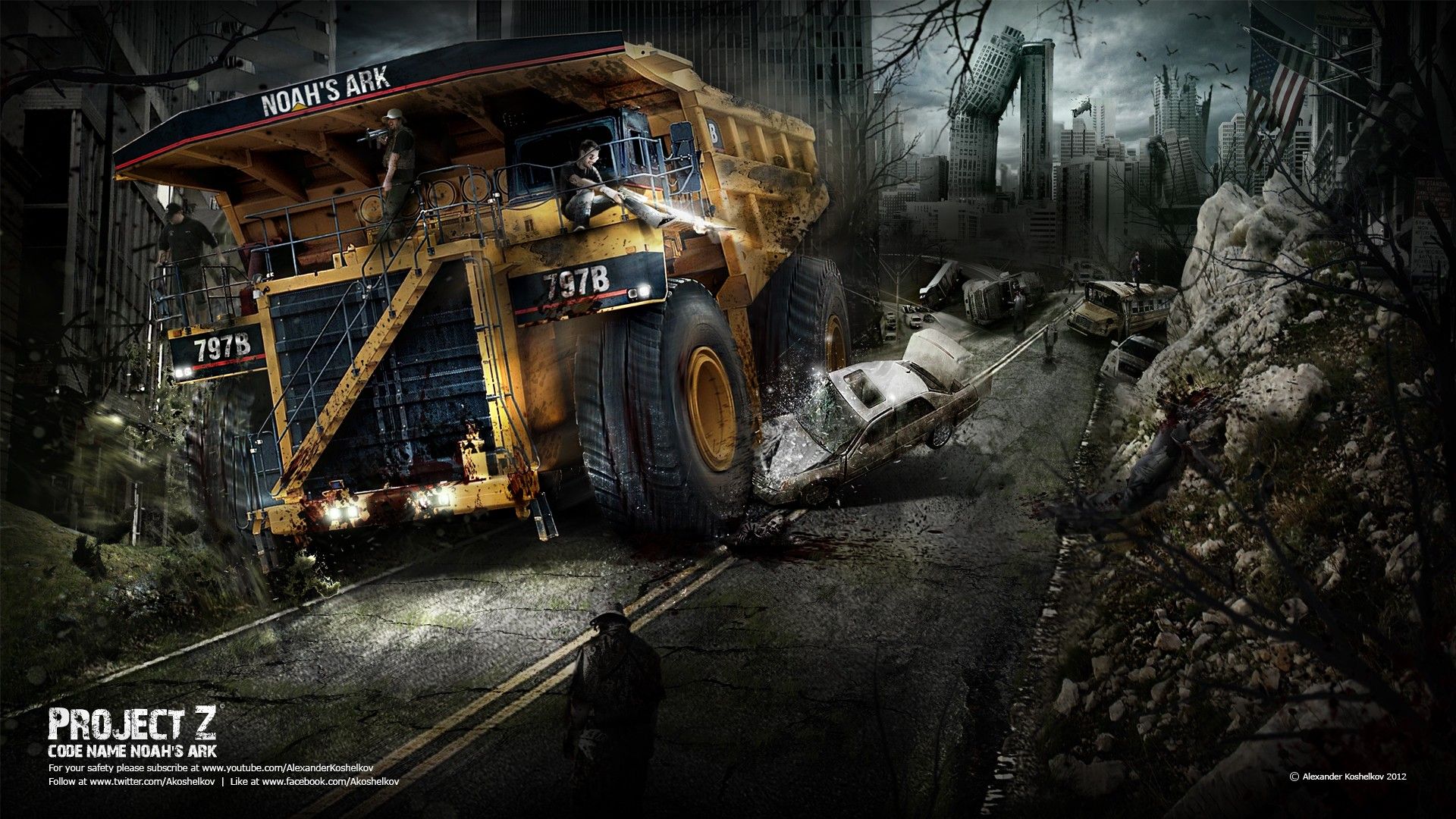 Dump Truck Wallpaper