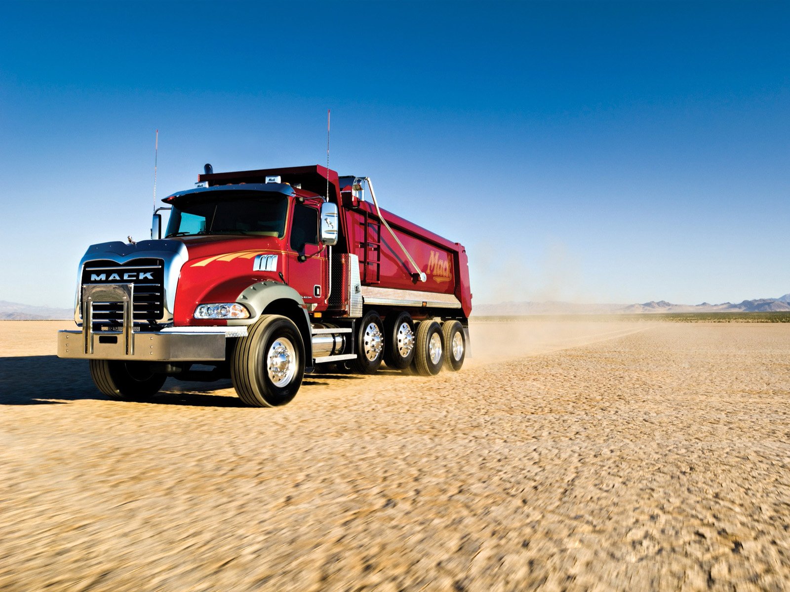 20, 02mack, Granite, 6x4, Dump, Truck, Semi, Tractor, Construction, Dumptruck Wallpaper HD / Desktop and Mobile Background