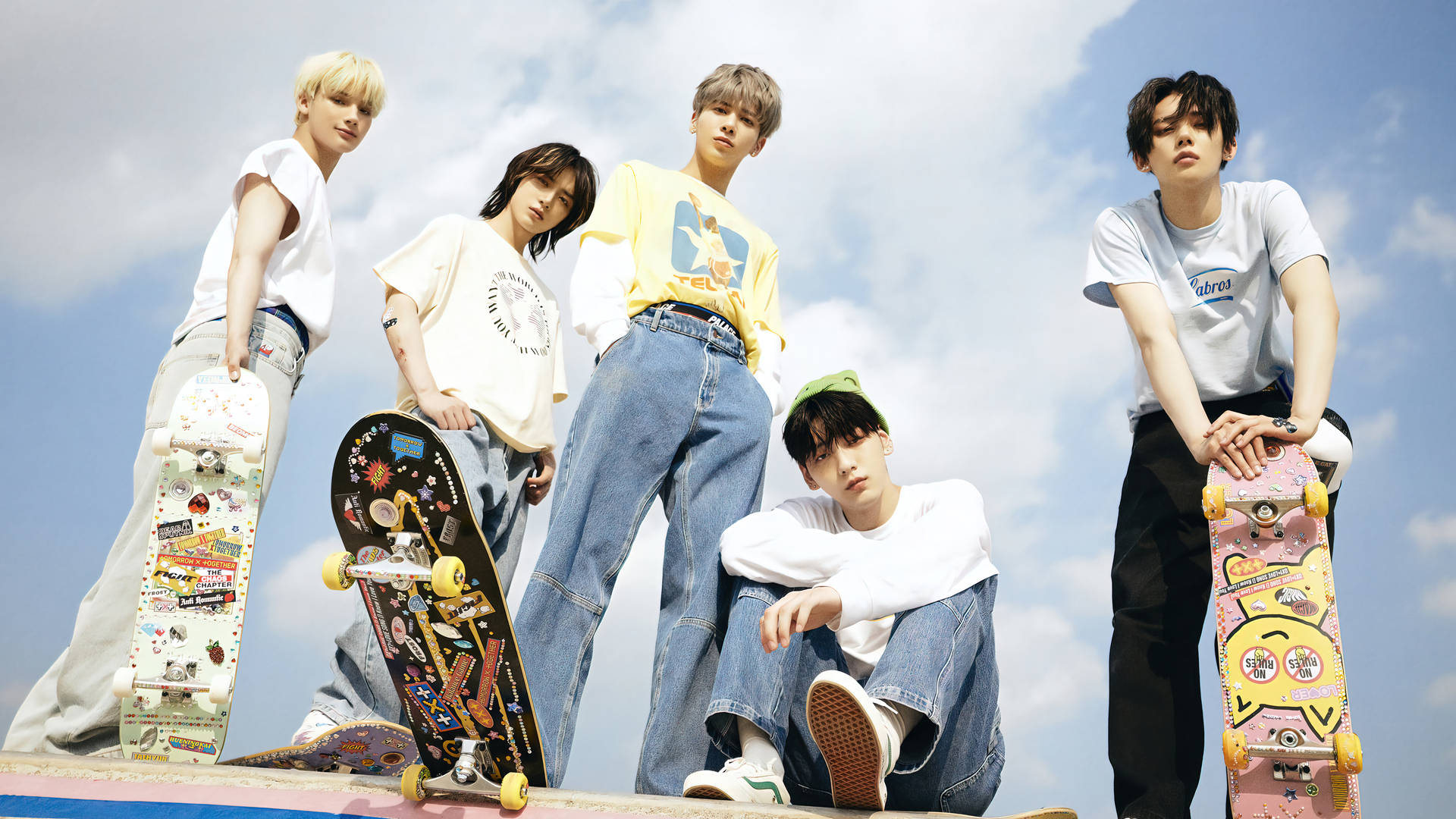 Download Tomorrow X Together Skater Boys Wallpaper