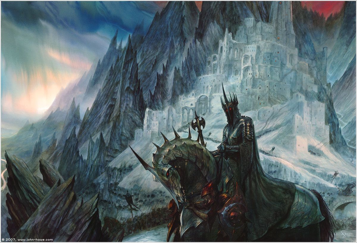 John Howe Art. Tolkien art, Witch king of angmar, Lord of the rings