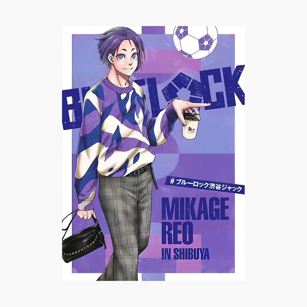 Blue Lock Mikage Reo Poster
