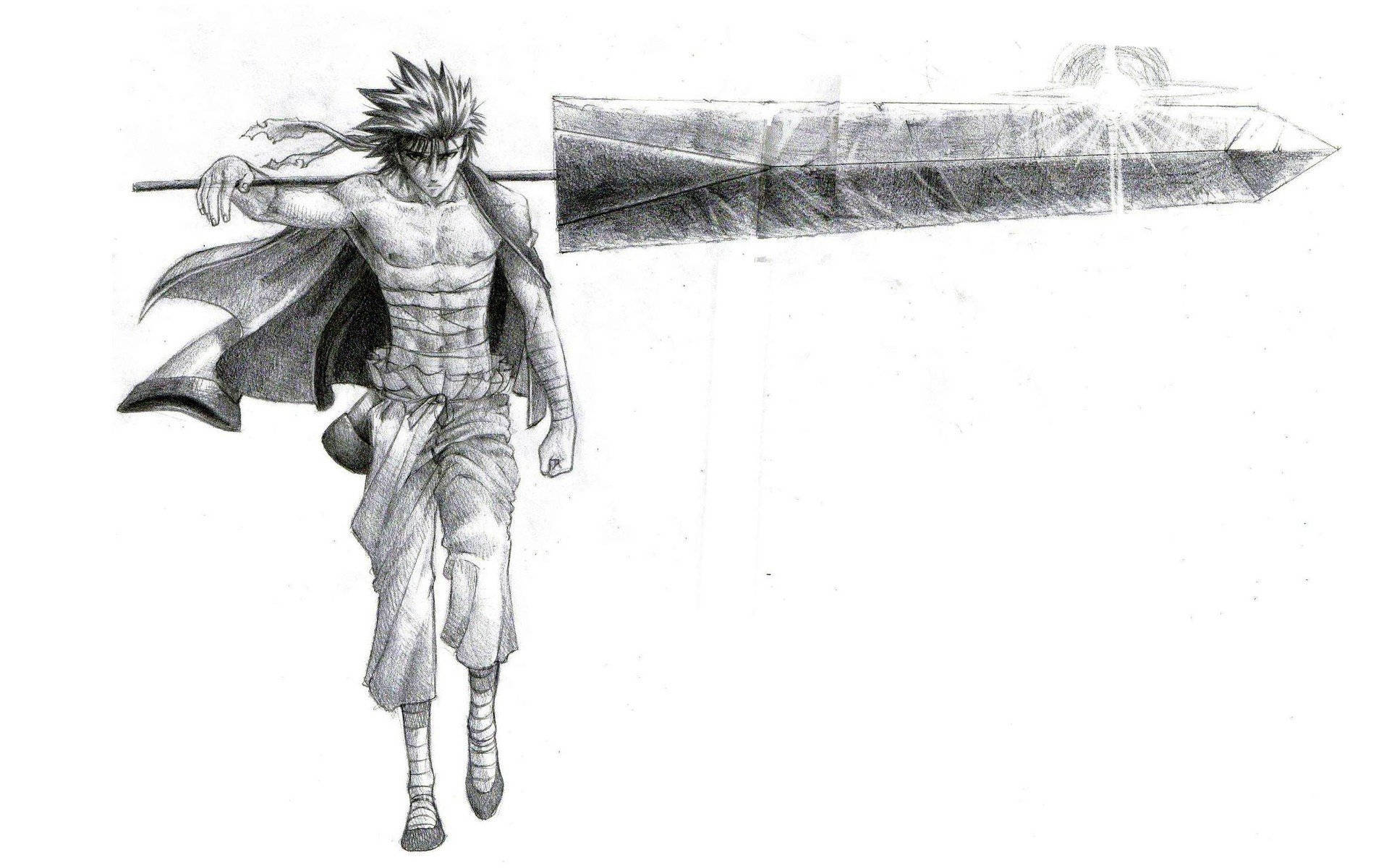 Download Samurai X Sagara Sanosuke Art Wallpaper