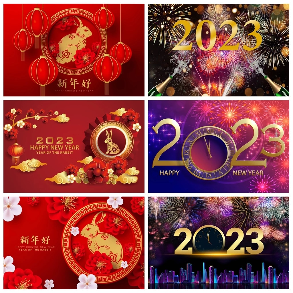 Happy Chinese New Year Background Lunar Spring Festival Tiger Paper Cut Photography Backdrop Family Party Portrait Photocall