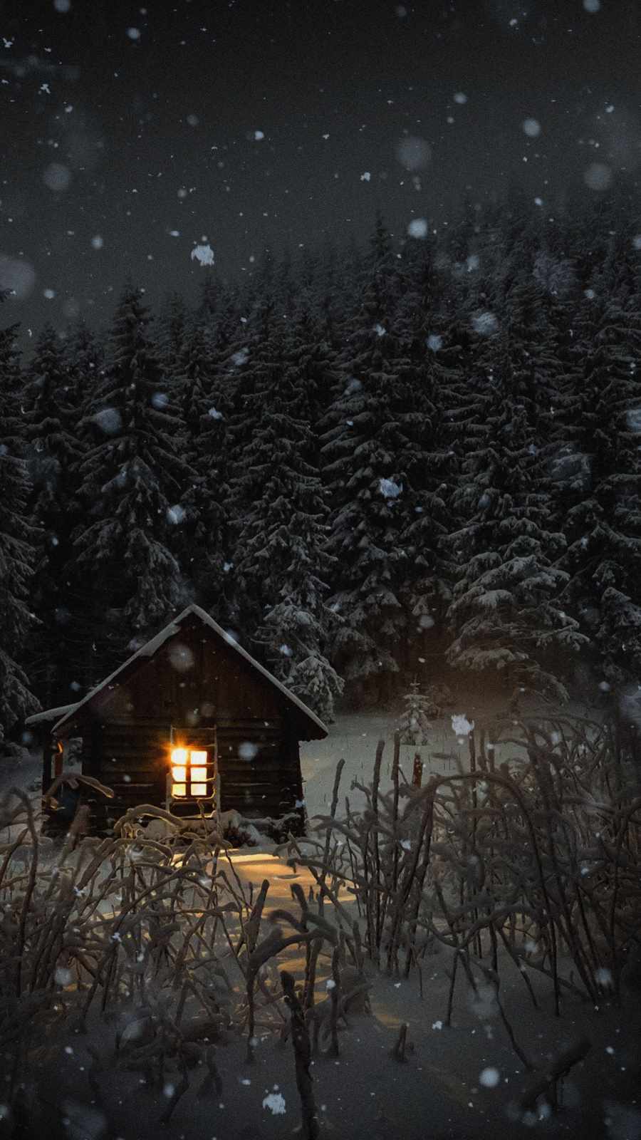 Winter Snow House IPhone Wallpaper Wallpaper, iPhone Wallpaper