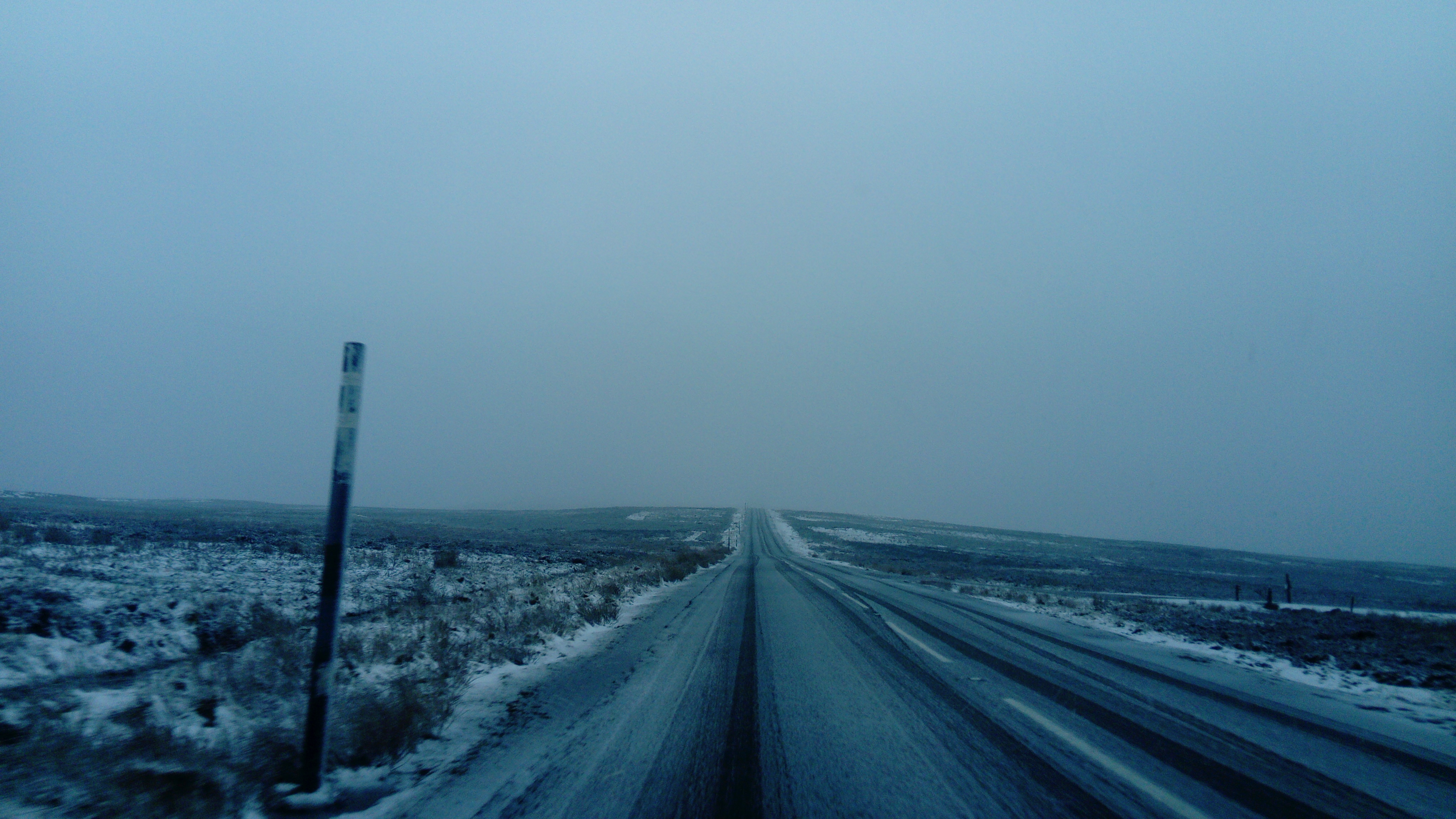 Road Mist Horizon Landscape Perspective Wallpaper:4096x2304