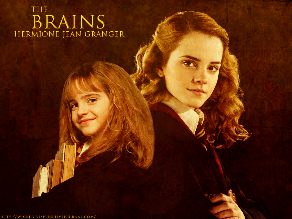 Hermione Books Wallpaper