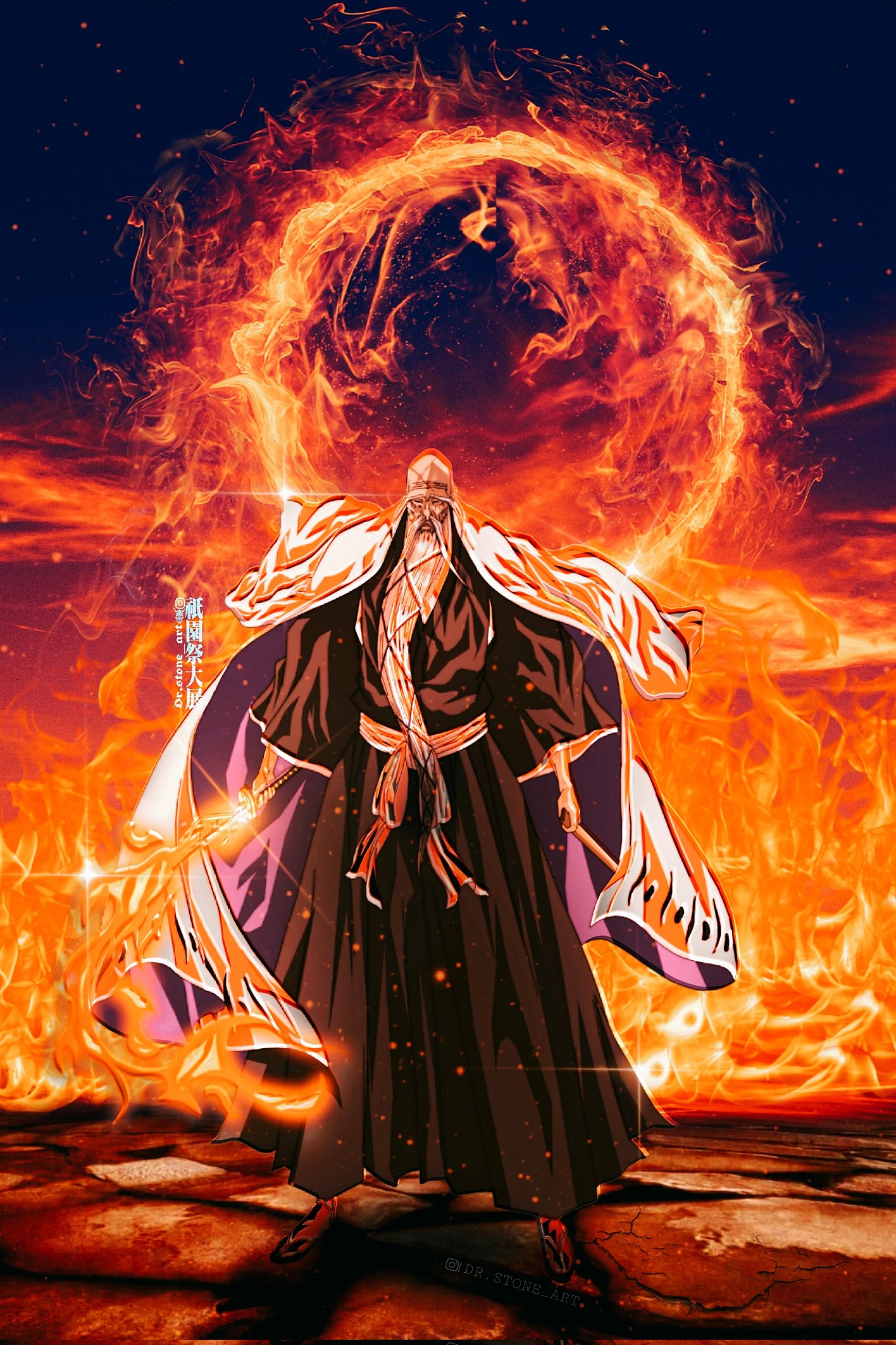 Bleach Manga Yamamoto Bankai At Joyce Haynes Blog