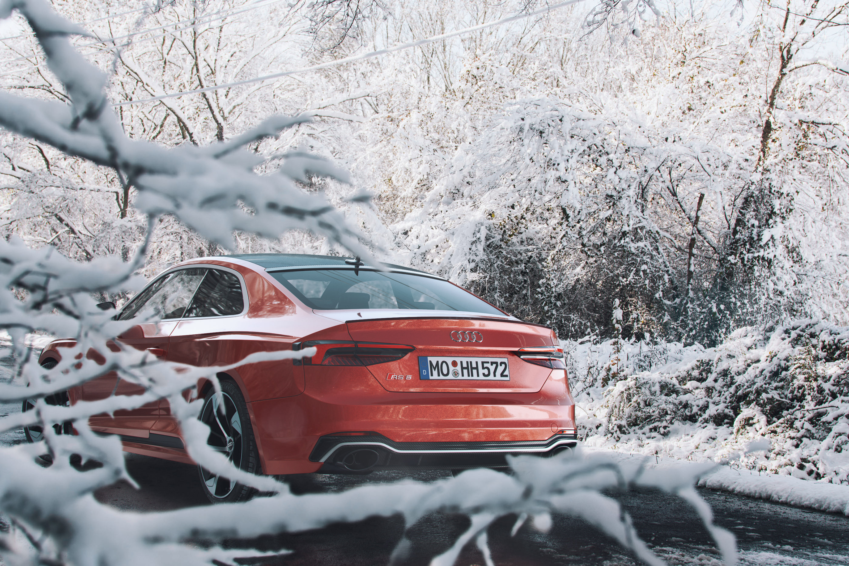 It's Quattro season. Audi RS5 CGI