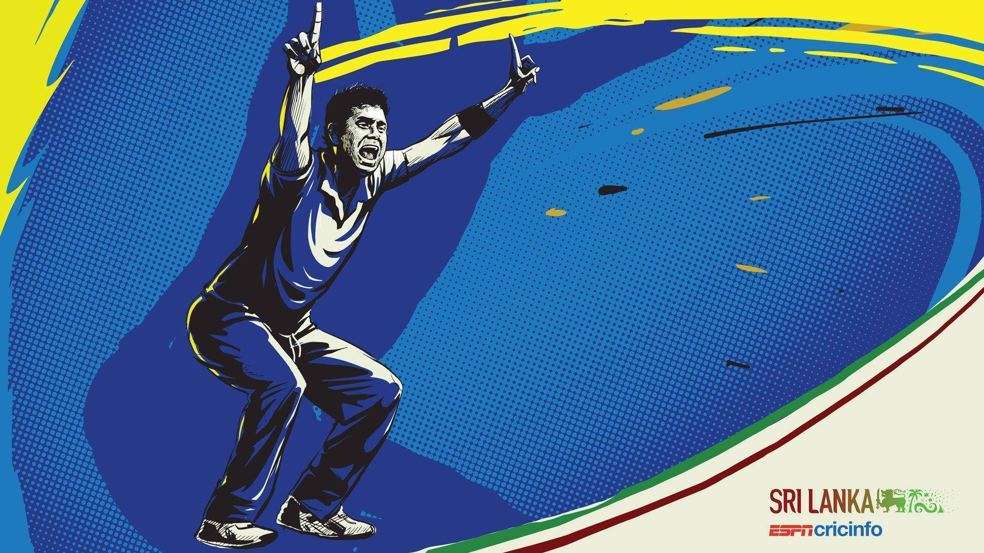 Download Sri Lanka Cricket Poster Wallpaper