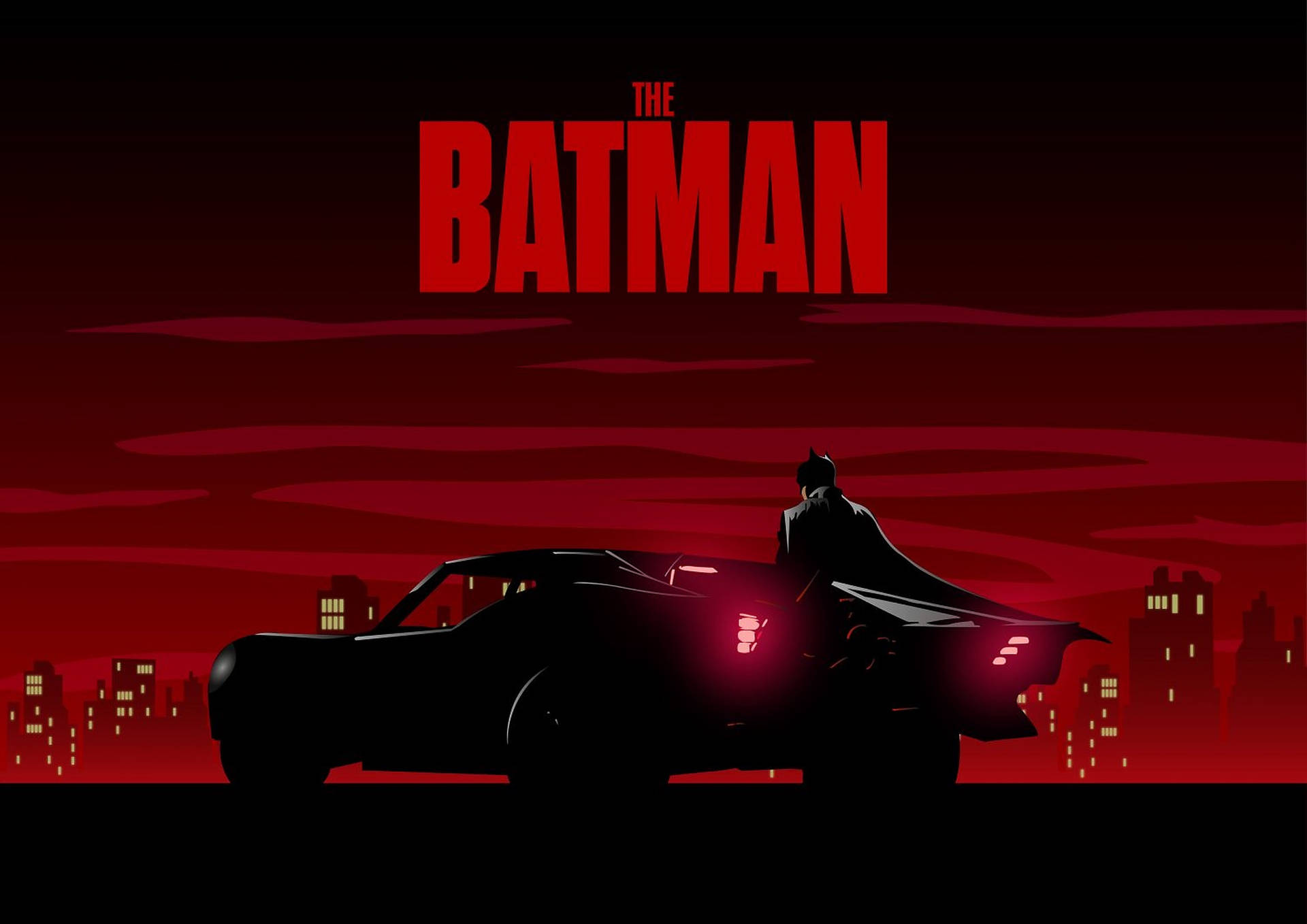 Download The Batman 2022 Car Art Wallpaper