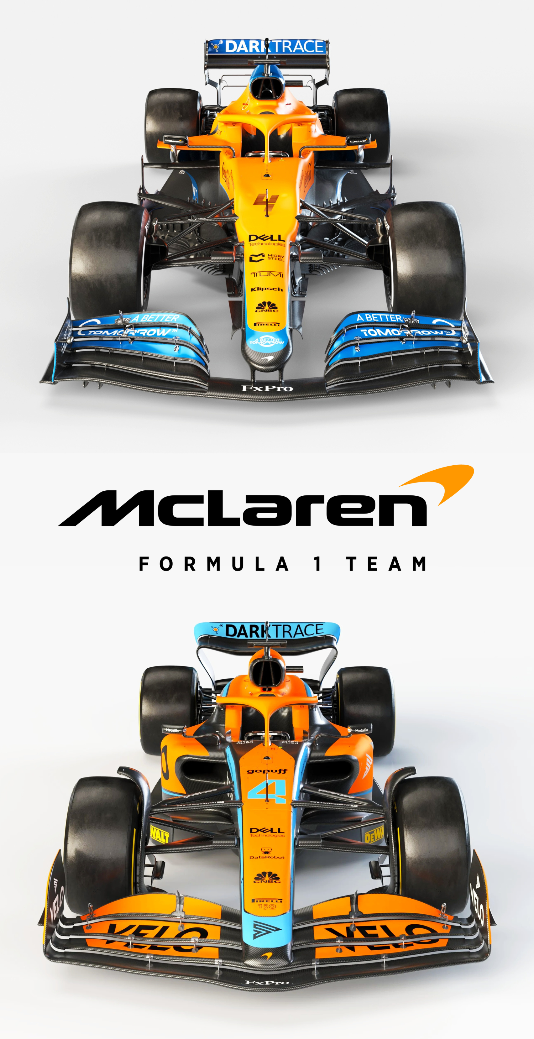 Wallpaper of Mclaren F1 cars from 2017 to 2022 (fixed)