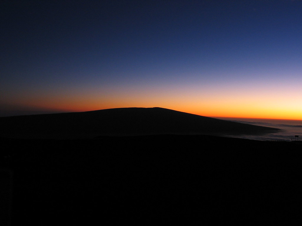 Mauna Loa Sunset. Mauna Loa in the sunset, as seen from the