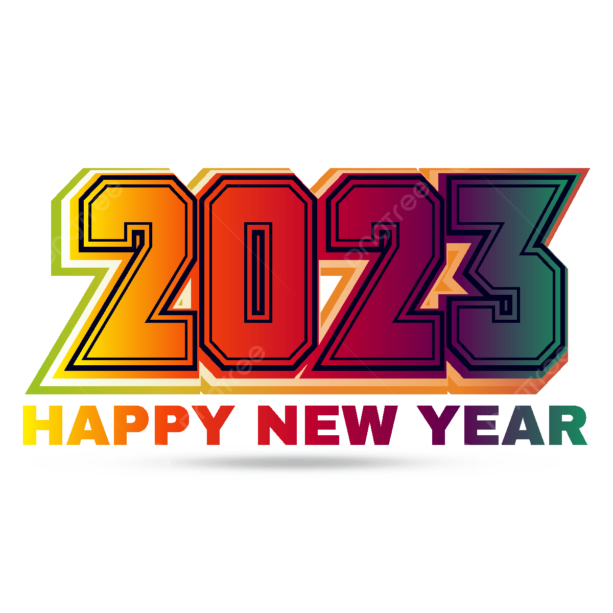 Imágenes De Feliz Año Nuevo 2023 PNG, Imágenes De 2023, 2023, Feliz Año Nuevo PNG y Vector para Descargar Gratis