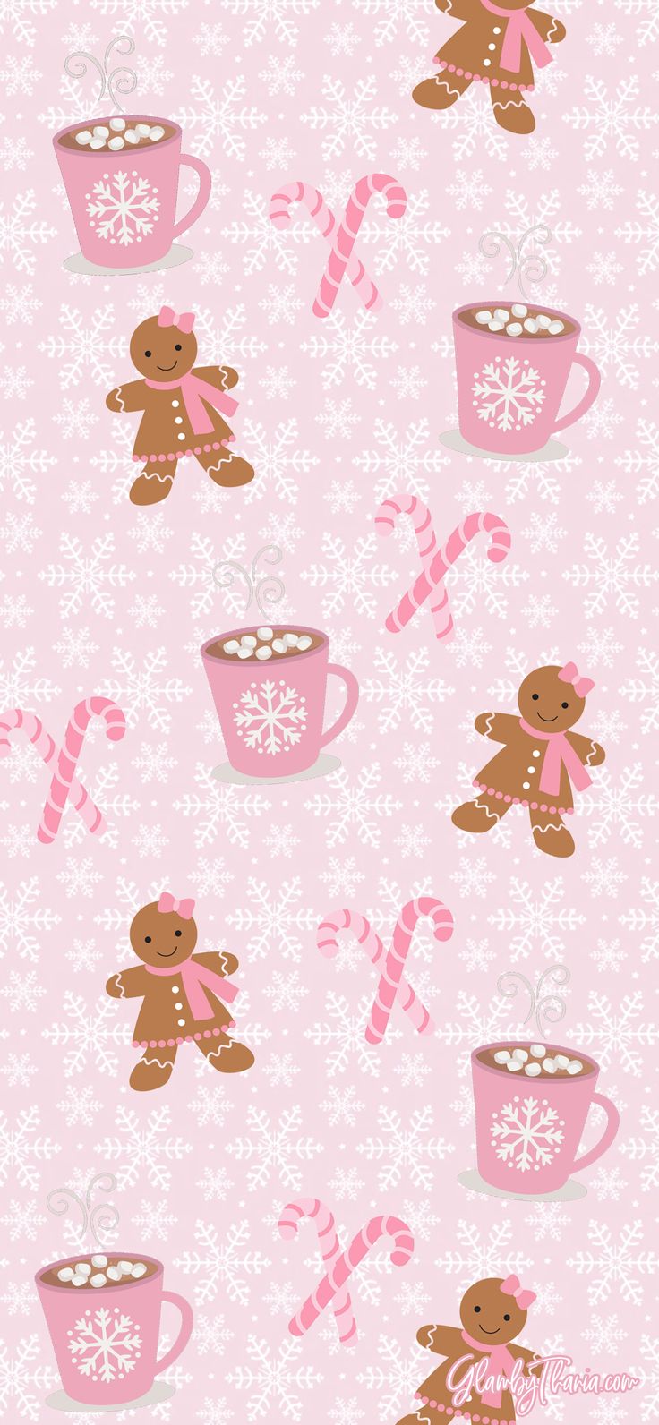 Pink The Season Christmas Phone Wallpaper. Christmas phone wallpaper, Pink christmas iphone wallpaper, Wallpaper iphone christmas