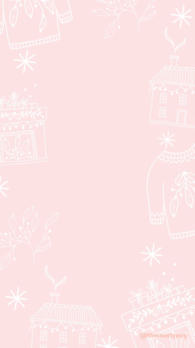 Pink Christmas wallpapwe. Winter wallpaper, iPhone wallpaper, Wallpaper iphone christmas