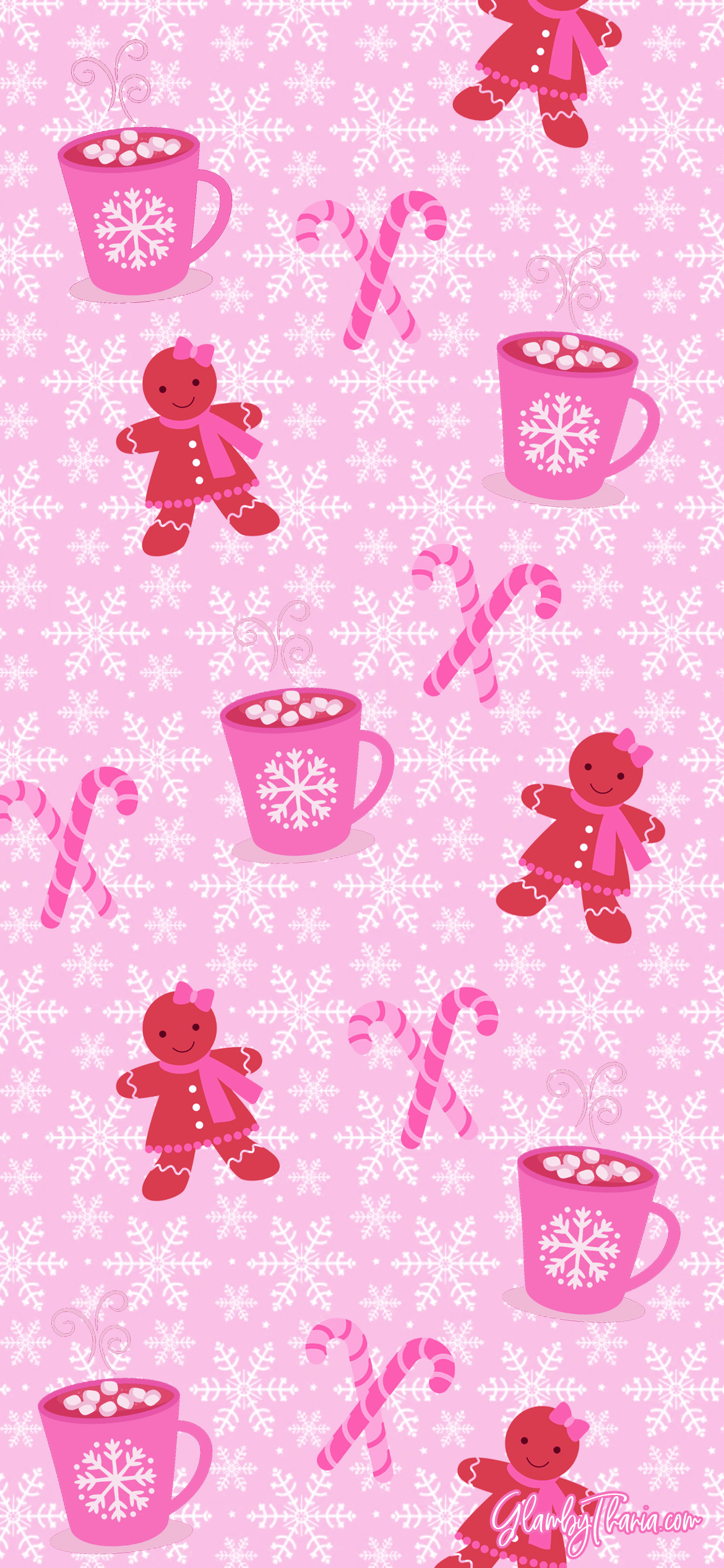 Blue And Pink Christmas Wallpapers - Wallpaper Cave