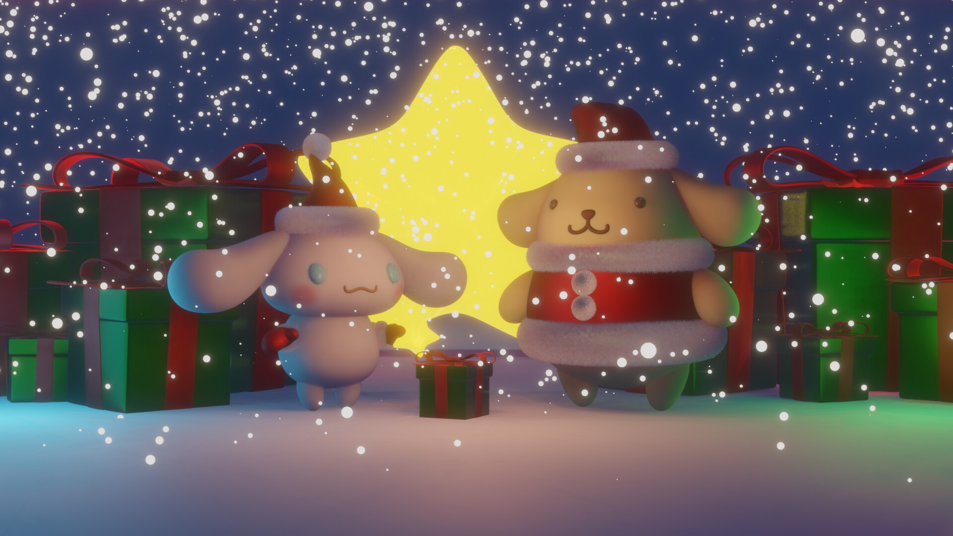 Christmas sanrio characters