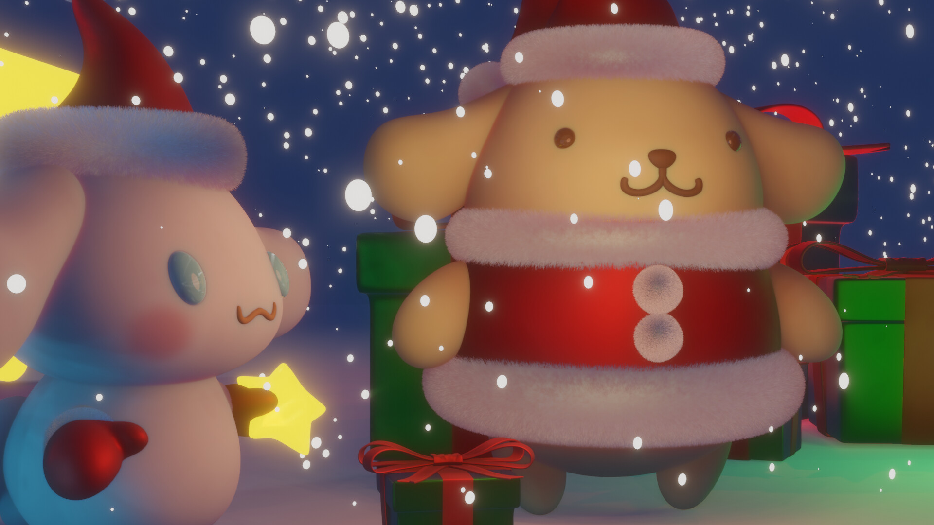 Christmas sanrio characters