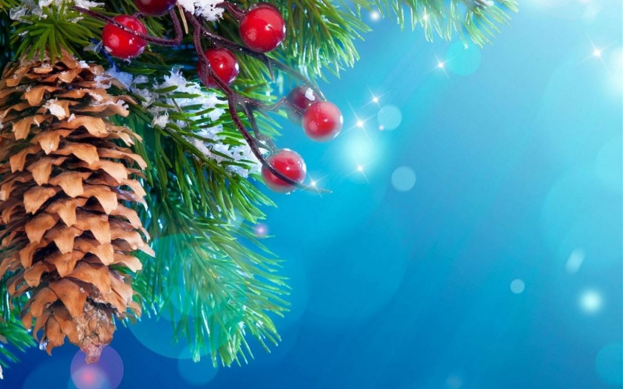 Digital Christmas Tree Design Art iPad Wallpaper Free Download