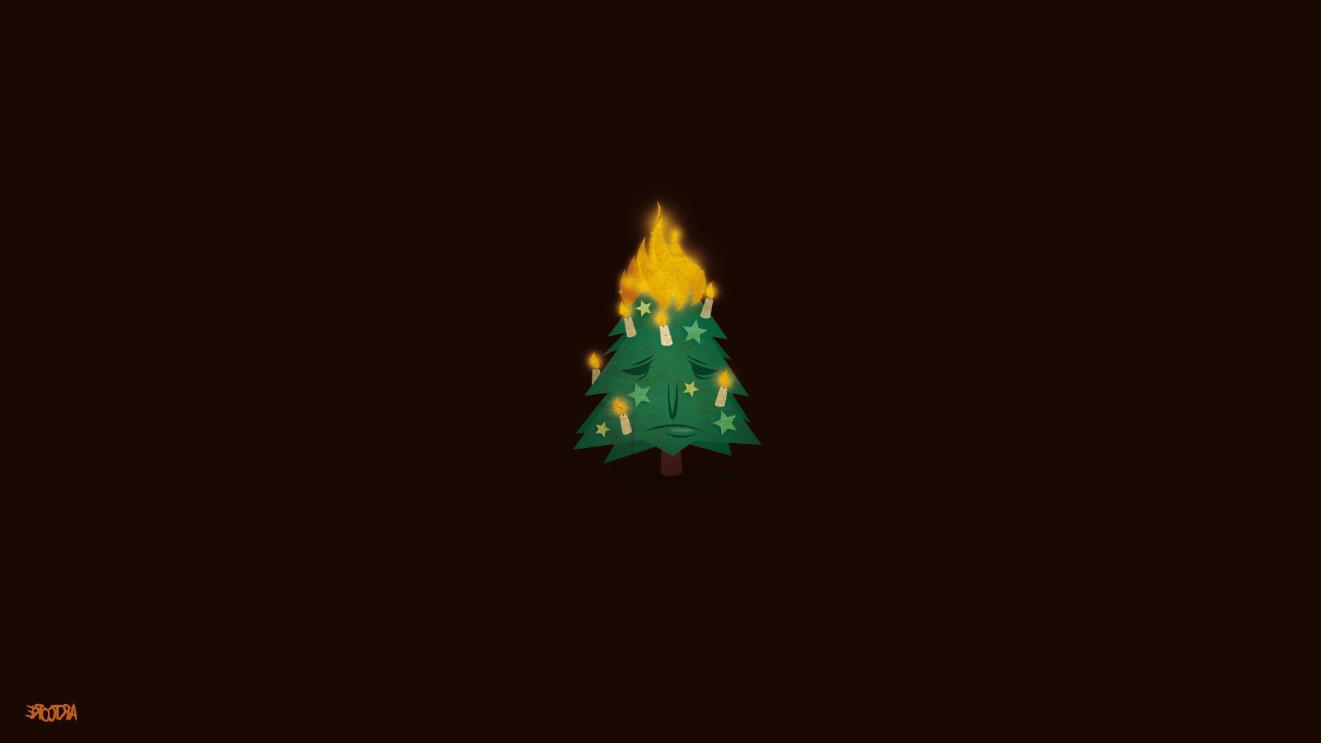 Minimalist Christmas Tree Wallpapers - Wallpaper Cave