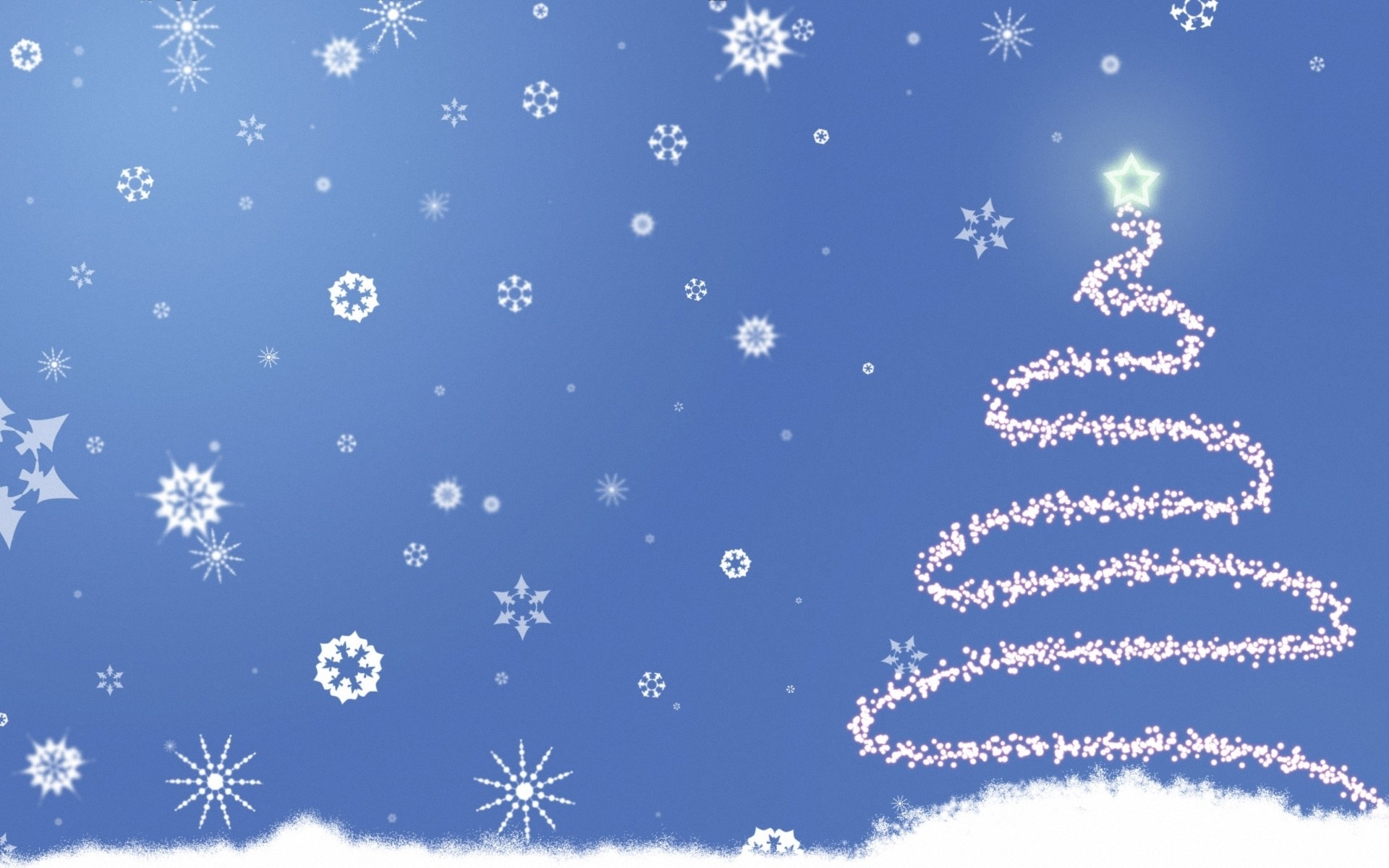 Blue Christmas Wallpaper