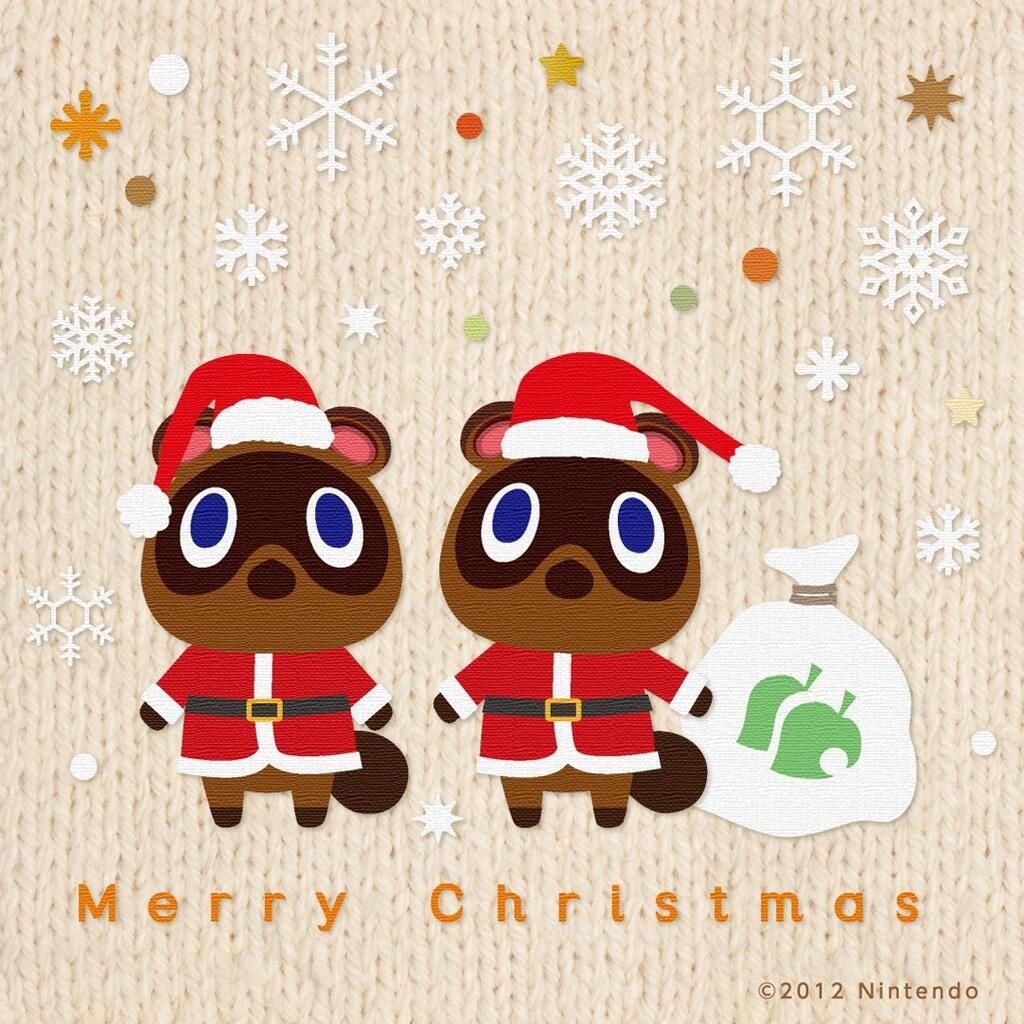 Merry Christmas from Nintendo and the Nooks. Animal crossing, Animal crossing fan art, Christmas animals