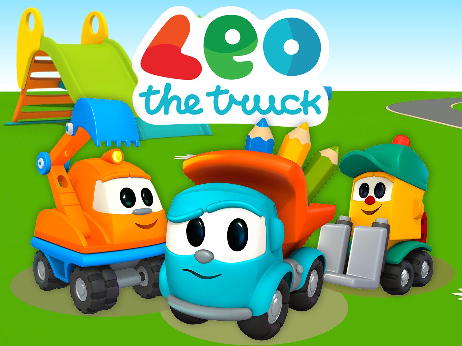 Leo the truck cartoon. A new house for Lea the truck. Car cartoons for  kids. 