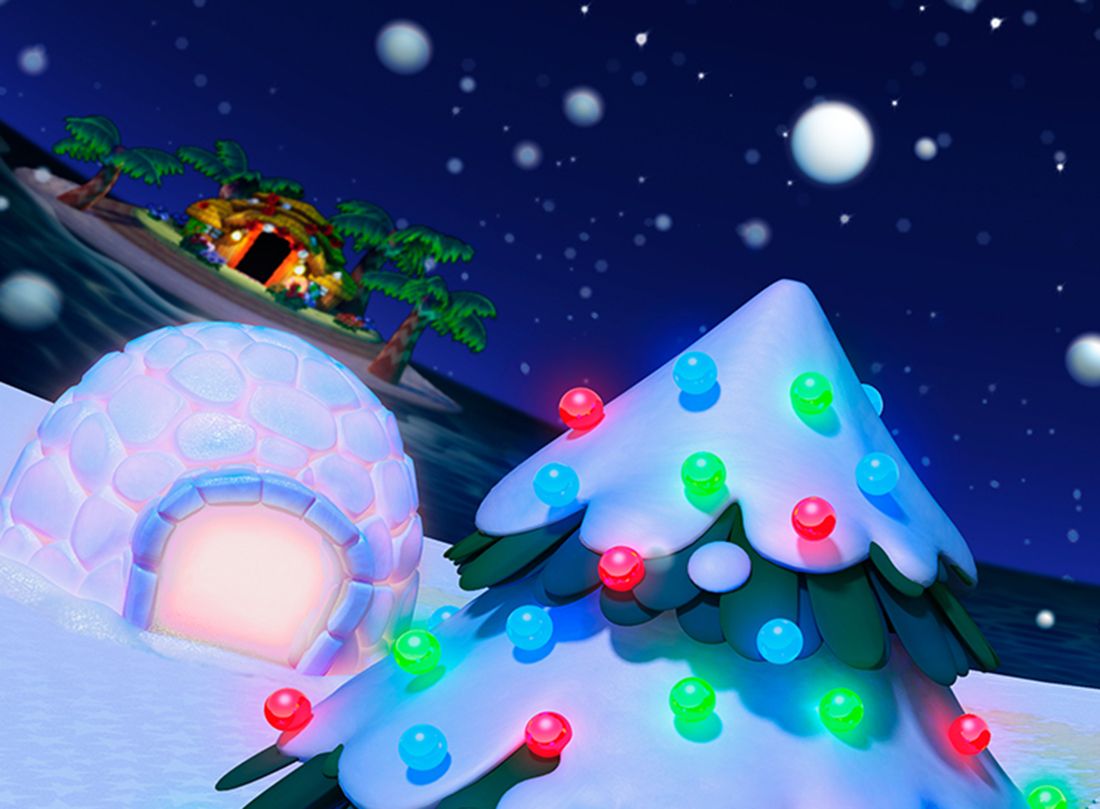 Animal Crossing Christmas Desktop Wallpapers Wallpaper Cave