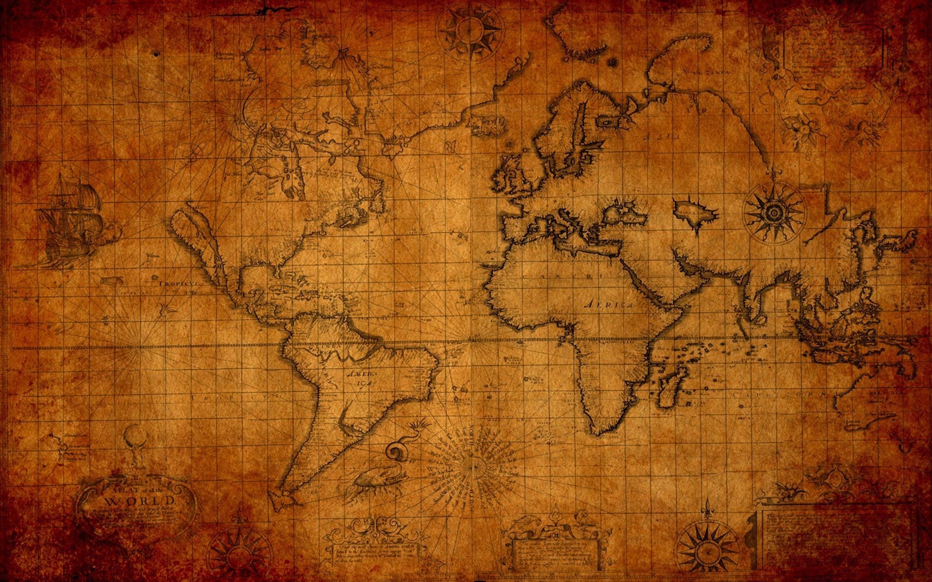 Vintage Map Wallpaper